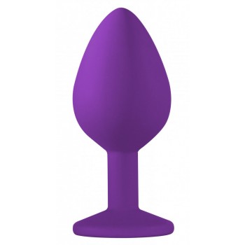 Joya Anal Silicona Emotions- Morado - Turquesa - Talla M