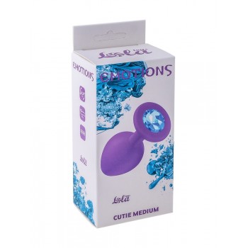 Joya Anal Silicona Emotions- Morado - Turquesa - Talla M
