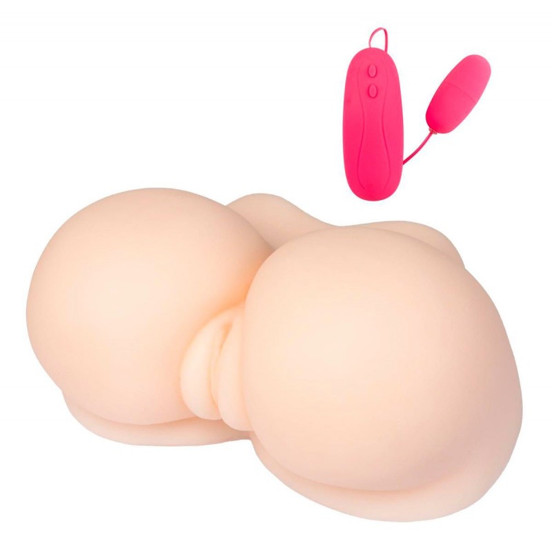 Vagina y Culo XL con vibración Mega Masturbador 3800g