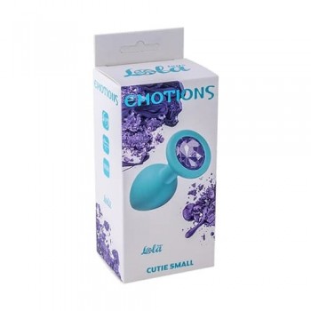 Joya Anal Silicona Emotions- Azul - Morado Talla S