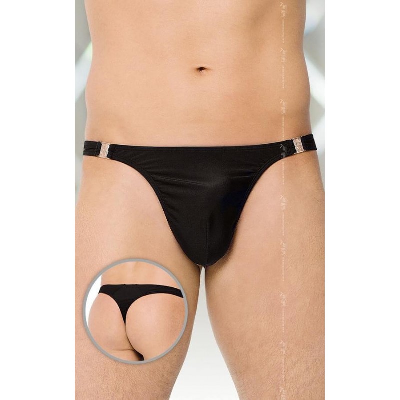 Tanga striptease Negro 4432