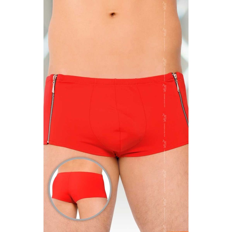 Shorts Rojos con cremalleras 4500 Talla M