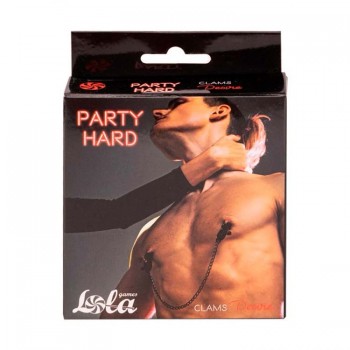 Pinzas Pezones Avanzadas con cadena Desire - Party Hard