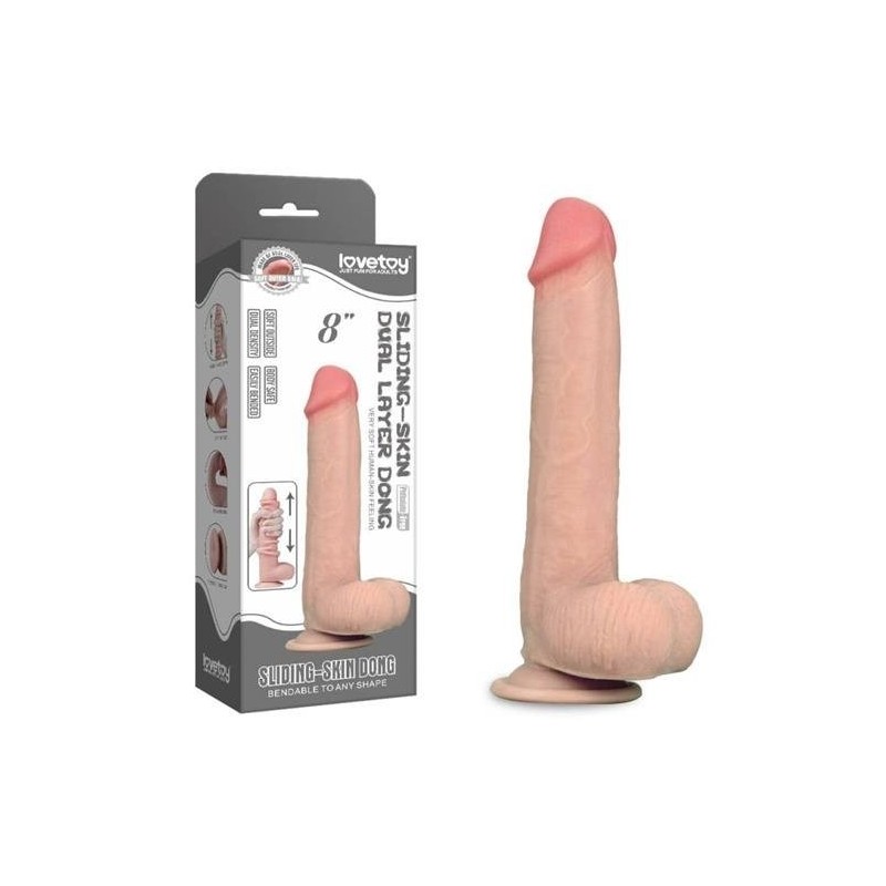 Dildo con piel - Sliding Skin 9 pulgadas (23cm)