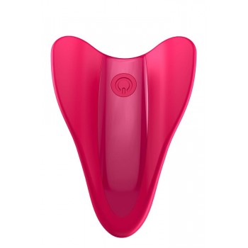 Satisfyer High Fly Rojo Mini Vibrador Dedo Recargable 12 modos