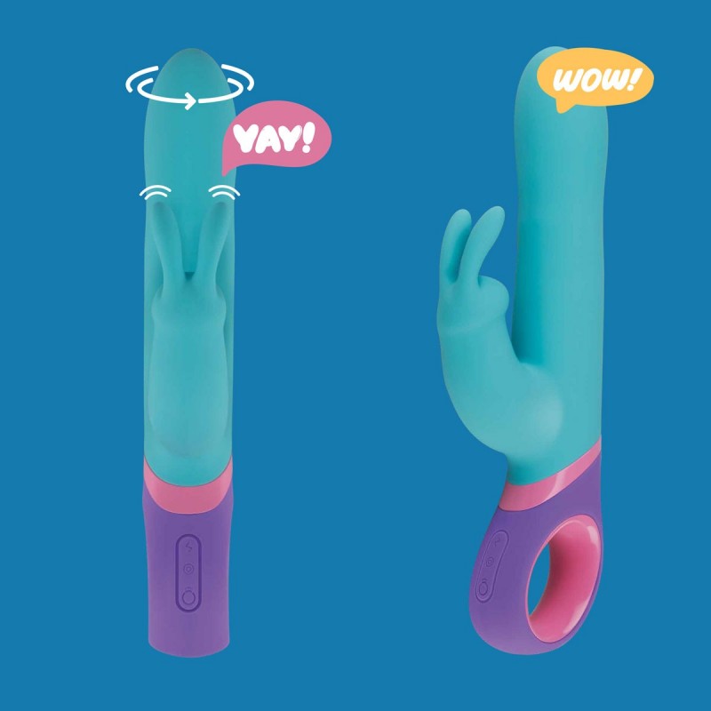 Meta Rabbit Vibrador Rotador con 3 motores 13+12 modos