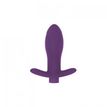 Plug Vibrador N87 Lila Recargable 11 modos 11x3,5cm